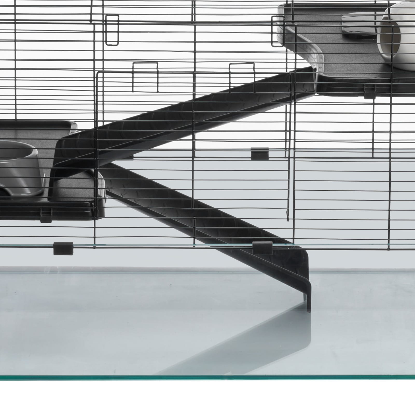 Wire Hamster Cage Habitat 29.5in Pet Rodent Gerbil Mice Small Animal House_maomaolike.com